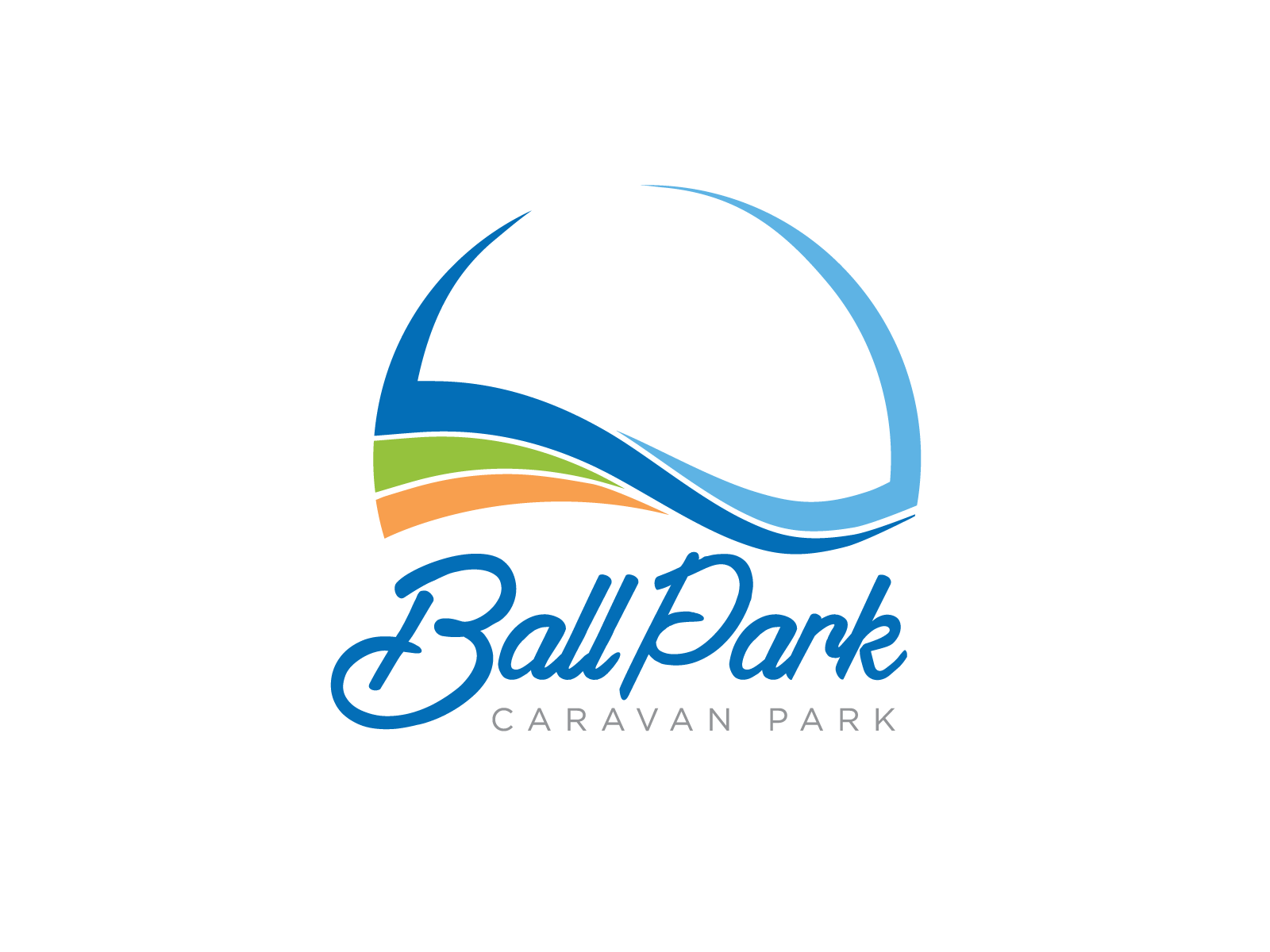 Ball Park Caravan Park Logo Design